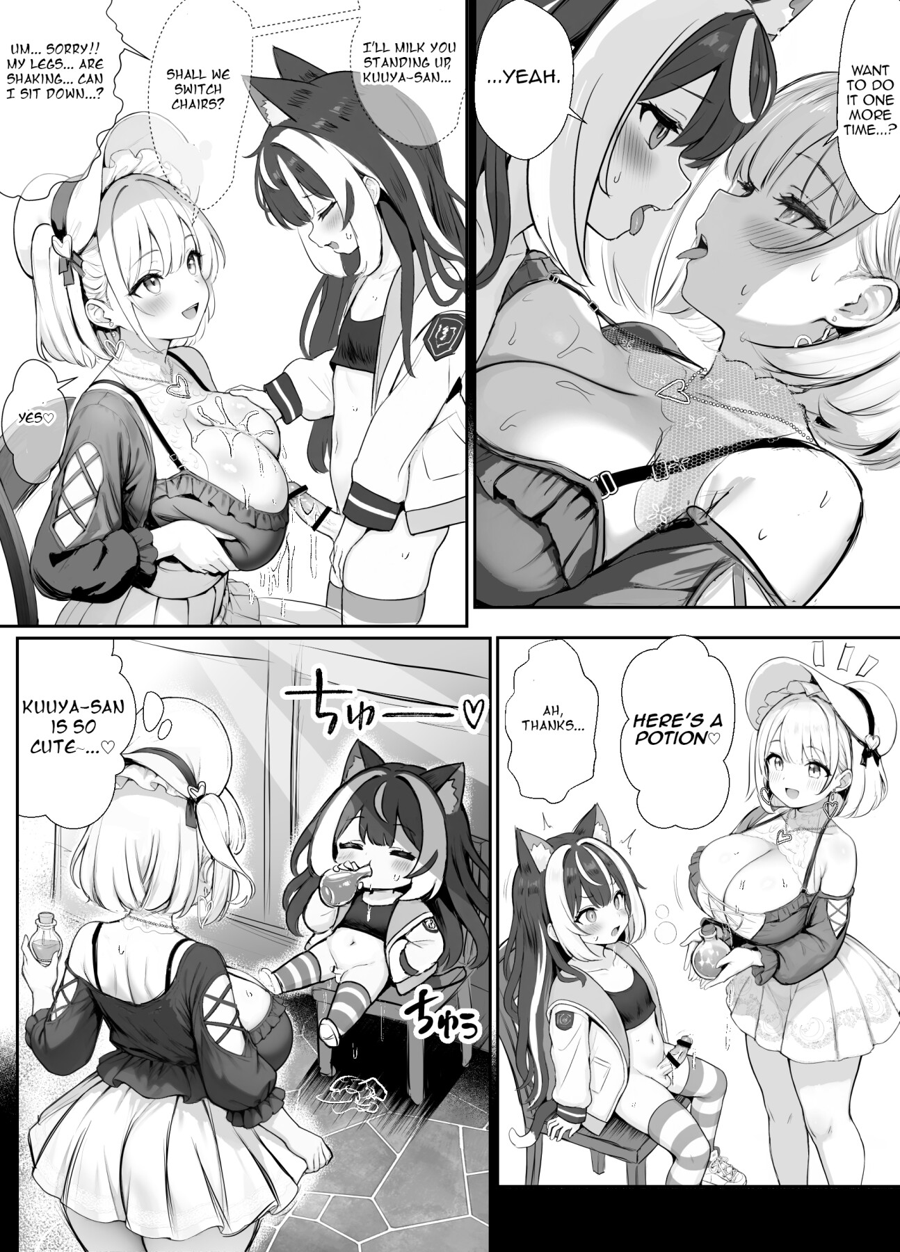 Hentai Manga Comic-I'm Getting Milked Dry in Another World-Read-74